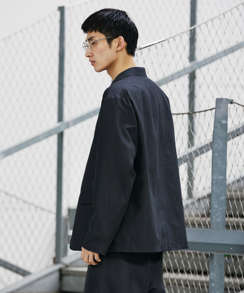 JOURNAL STANDARD(ジャーナルスタンダード)の「SLUB SUCKER / スラブ サッカー フィールド ジャケット(その他アウター・メンズ・ブラック系その他/カーキ/ベージュ系その他・SMALL/MEDIUM/LARGE)」の12枚目の写真