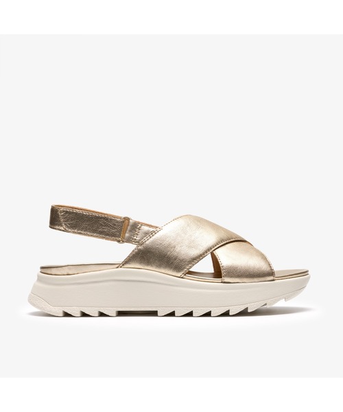 Clarks(クラークス)の「DashLite Wish / ダッシュライトウィッシュ (ゴールドレザー)(サンダル・レディース・ゴールド・UK3/UK6/UK5.5/UK5/UK4.5/UK4/UK3.5)」の1枚目の写真