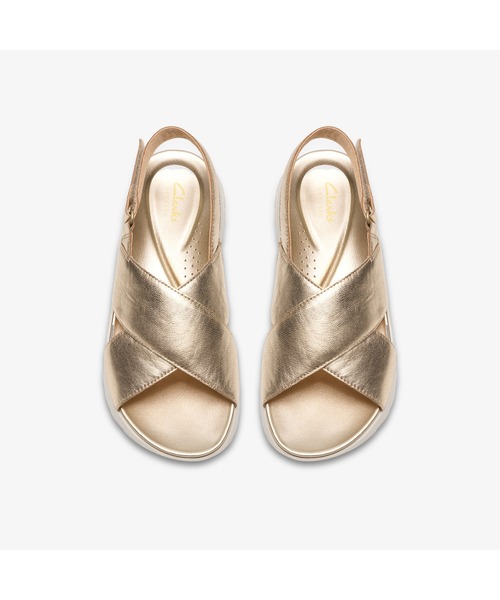 Clarks(クラークス)の「DashLite Wish / ダッシュライトウィッシュ (ゴールドレザー)(サンダル・レディース・ゴールド・UK3/UK6/UK5.5/UK5/UK4.5/UK4/UK3.5)」の12枚目の写真