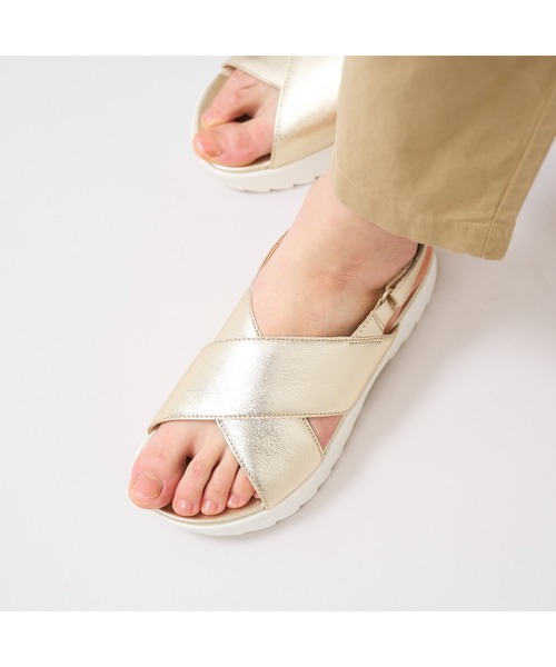 Clarks(クラークス)の「DashLite Wish / ダッシュライトウィッシュ (ゴールドレザー)(サンダル・レディース・ゴールド・UK3/UK6/UK5.5/UK5/UK4.5/UK4/UK3.5)」の21枚目の写真