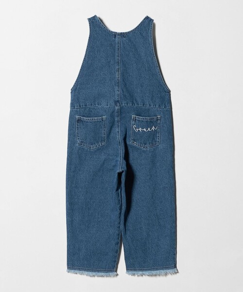green label relaxing（グリーンレーベルリラクシング）の「デニム サロペット / キッズ  100cm-160cm（サロペット/オーバーオール・キッズ・ライトブルー/コバルトブルー・160cm/120cm/140cm/100cm/150cm/130cm/110cm）」の8枚目の写真