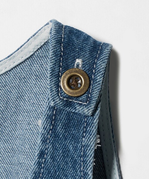 green label relaxing（グリーンレーベルリラクシング）の「デニム サロペット / キッズ  100cm-160cm（サロペット/オーバーオール・キッズ・ライトブルー/コバルトブルー・160cm/120cm/140cm/100cm/150cm/130cm/110cm）」の11枚目の写真