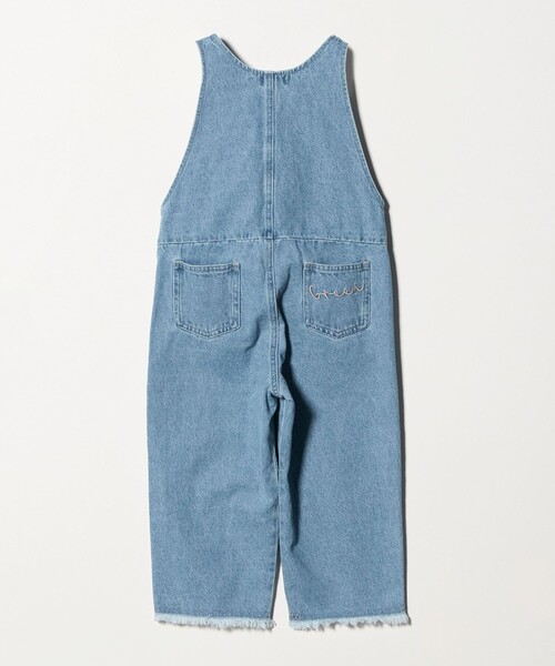 green label relaxing（グリーンレーベルリラクシング）の「デニム サロペット / キッズ  100cm-160cm（サロペット/オーバーオール・キッズ・ライトブルー/コバルトブルー・160cm/120cm/140cm/100cm/150cm/130cm/110cm）」の17枚目の写真