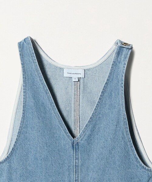 green label relaxing（グリーンレーベルリラクシング）の「デニム サロペット / キッズ  100cm-160cm（サロペット/オーバーオール・キッズ・ライトブルー/コバルトブルー・160cm/120cm/140cm/100cm/150cm/130cm/110cm）」の18枚目の写真