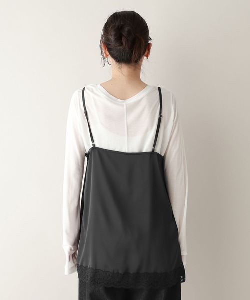 RAGEBLUE(レイジブルー)の「ランジェリーキャミワンピース(キャミソール・レディース・ブラック/ブルー/オフホワイト・FREE)」の12枚目の写真