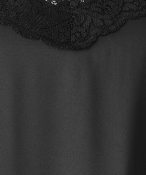 RAGEBLUE(レイジブルー)の「ランジェリーキャミワンピース(キャミソール・レディース・ブラック/ブルー/オフホワイト・FREE)」の18枚目の写真