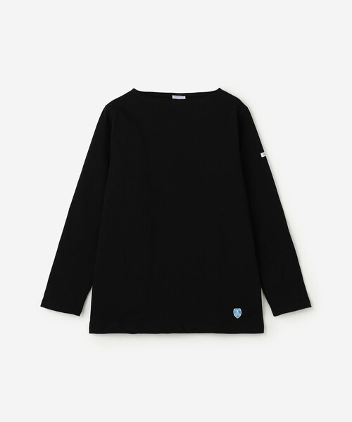 ORCIVAL（オーシバル）の「ORCIVAL | コットンロード ボートネック フレンチバスクTシャツ WOMEN（Tシャツ/カットソー・レディース・ブラック/ホワイト系その他5/イエロー系その他/ブルー系その他2/ブラック系その他/ブルー系その他/ホワイト/レッド系その他/グレー系その他・2/1）」の3枚目の写真