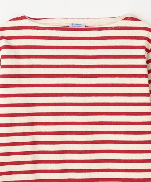 ORCIVAL（オーシバル）の「ORCIVAL | コットンロード ボートネック フレンチバスクTシャツ WOMEN（Tシャツ/カットソー・レディース・ブラック/ホワイト系その他5/イエロー系その他/ブルー系その他2/ブラック系その他/ブルー系その他/ホワイト/レッド系その他/グレー系その他・2/1）」の15枚目の写真