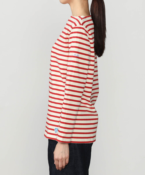 ORCIVAL（オーシバル）の「ORCIVAL | コットンロード ボートネック フレンチバスクTシャツ WOMEN（Tシャツ/カットソー・レディース・ブラック/ホワイト系その他5/イエロー系その他/ブルー系その他2/ブラック系その他/ブルー系その他/ホワイト/レッド系その他/グレー系その他・2/1）」の21枚目の写真