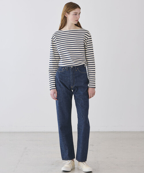 ORCIVAL（オーシバル）の「ORCIVAL | コットンロード ボートネック フレンチバスクTシャツ WOMEN（Tシャツ/カットソー・レディース・ブラック/ホワイト系その他5/イエロー系その他/ブルー系その他2/ブラック系その他/ブルー系その他/ホワイト/レッド系その他/グレー系その他・2/1）」の11枚目の写真