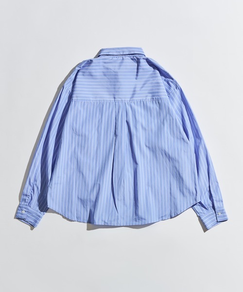 DOUBLE POCKET STRIPE SHIRT / ダブルポケットストライプシャツ