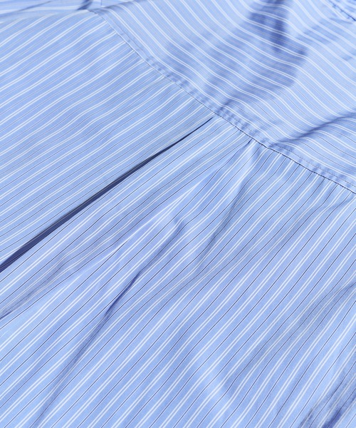 WETTEMPT（ウィテンプト）の「DOUBLE POCKET STRIPE SHIRT / ダブルポケットストライプシャツ（シャツ/ブラウス・メンズ・サックスブルー/ブルー・SMALL/MEDIUM/LARGE）」の20枚目の写真