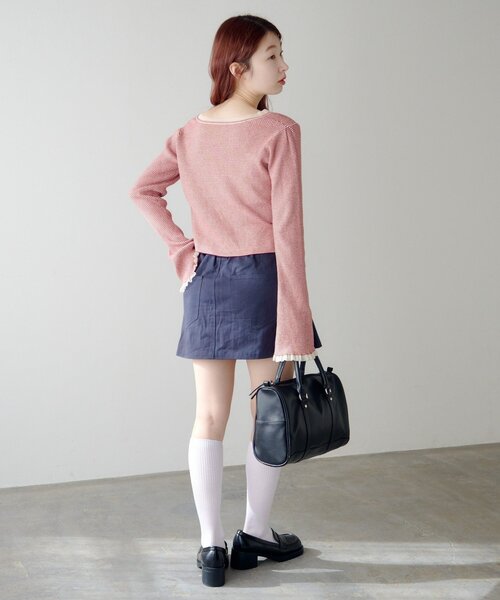 Kastane（カスタネ）の「【500mlペットボトル収納可】スタッズボストンバッグ（ボストンバッグ・レディース・ブラウン/ブラック・FREE）」の11枚目の写真