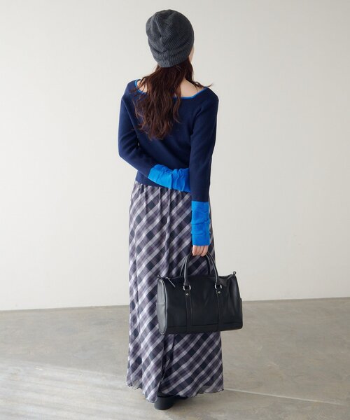 Kastane（カスタネ）の「【500mlペットボトル収納可】スタッズボストンバッグ（ボストンバッグ・レディース・ブラウン/ブラック・FREE）」の12枚目の写真