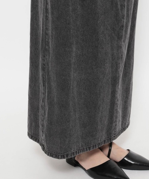 LOWRYS FARM（ローリーズファーム）の「デニムジャンスカ 637586（ワンピース・レディース・ブラック/ライトブルー/ブルー・FREE）」の10枚目の写真