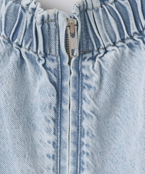 LOWRYS FARM（ローリーズファーム）の「デニムジャンスカ 637586（ワンピース・レディース・ブラック/ライトブルー/ブルー・FREE）」の14枚目の写真