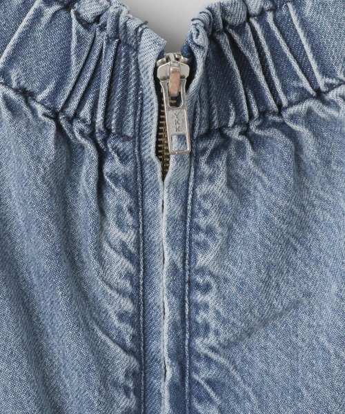 LOWRYS FARM（ローリーズファーム）の「デニムジャンスカ 637586（ワンピース・レディース・ブラック/ライトブルー/ブルー・FREE）」の15枚目の写真