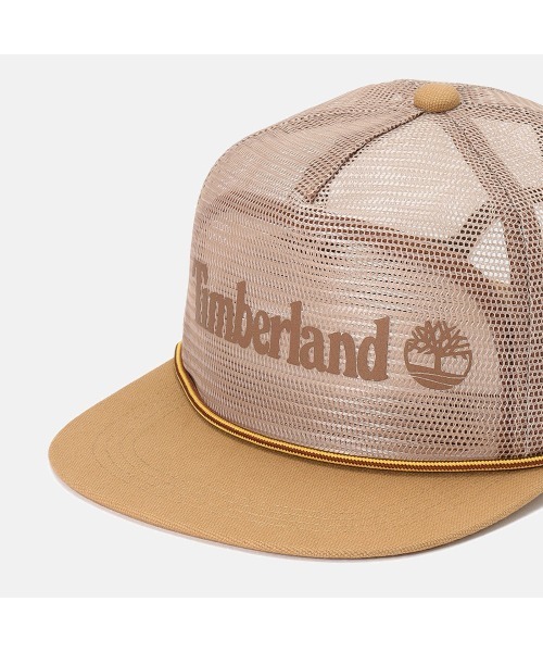 Timberland(ティンバーランド)の「メッシュ トラッカー キャップ(キャップ・メンズ・ウィート・MEDIUM)」の4枚目の写真