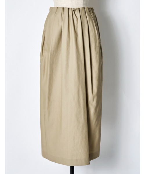 RUMCHE（ラムシェ）の「Tuck Gathered Skirt / タックギャザースカート（スカート・レディース・ベージュ/ブラック・FREE）」の17枚目の写真