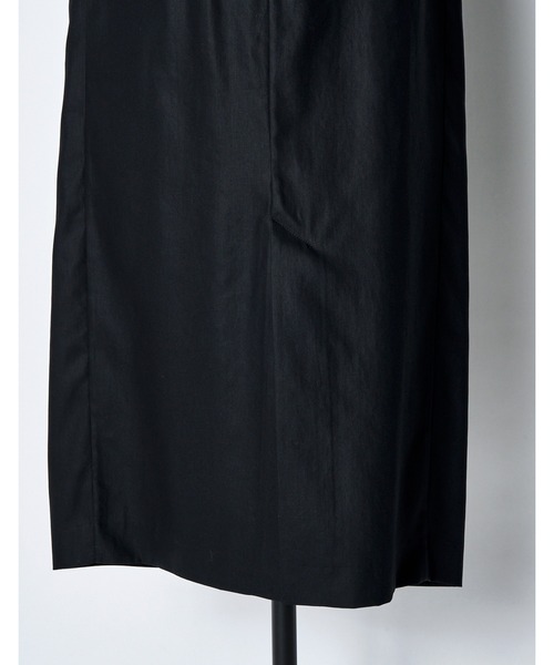 RUMCHE（ラムシェ）の「Tuck Gathered Skirt / タックギャザースカート（スカート・レディース・ベージュ/ブラック・FREE）」の9枚目の写真