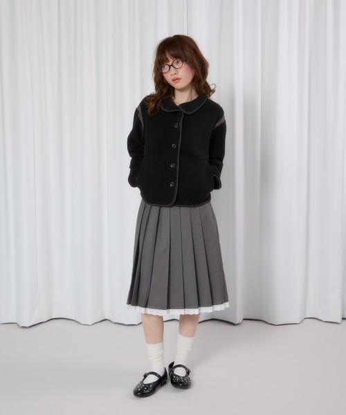 FCMM(エフシーエムエム)の「【日本限定】FLEECE JACKET /フリースジャケット(その他アウター・レディース・アイボリー/ブラック・MEDIUM/SMALL)」の11枚目の写真