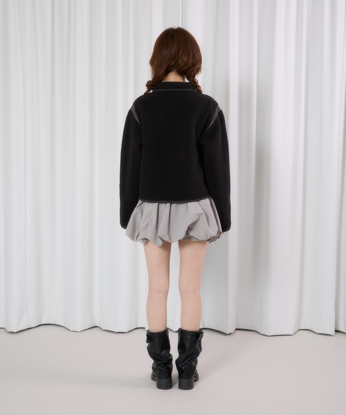 FCMM(エフシーエムエム)の「【日本限定】FLEECE JACKET /フリースジャケット(その他アウター・レディース・アイボリー/ブラック・MEDIUM/SMALL)」の16枚目の写真