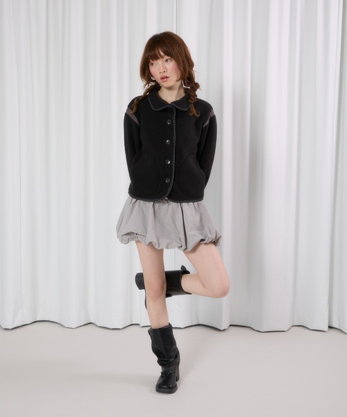 FCMM(エフシーエムエム)の「【日本限定】FLEECE JACKET /フリースジャケット(その他アウター・レディース・アイボリー/ブラック・MEDIUM/SMALL)」の17枚目の写真