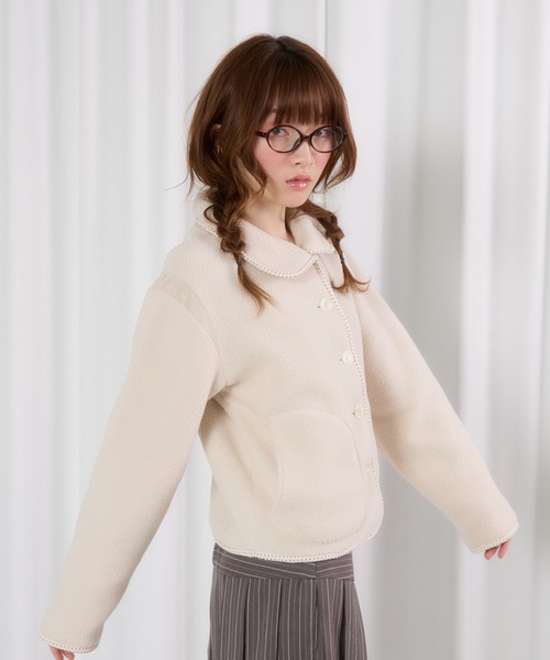 FCMM(エフシーエムエム)の「【日本限定】FLEECE JACKET /フリースジャケット(その他アウター・レディース・アイボリー/ブラック・MEDIUM/SMALL)」の20枚目の写真