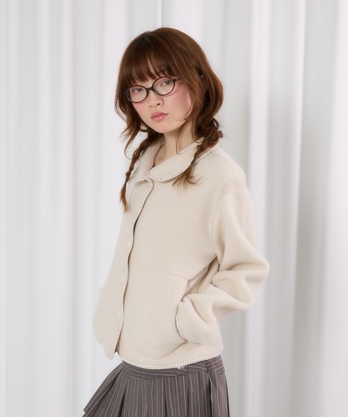 FCMM(エフシーエムエム)の「【日本限定】FLEECE JACKET /フリースジャケット(その他アウター・レディース・アイボリー/ブラック・MEDIUM/SMALL)」の21枚目の写真