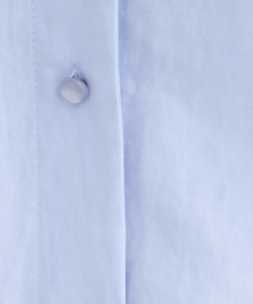 SHOO・LA・RUE（シューラルー）の「【洗濯後しわになりにくい/S-LL/UV】1枚で華やか　フリル使いがポイント　柔らかブラウス（シャツ/ブラウス・レディース・ライトイエロー系/ライトブルー/オフホワイト・01/04/03/02）」の6枚目の写真