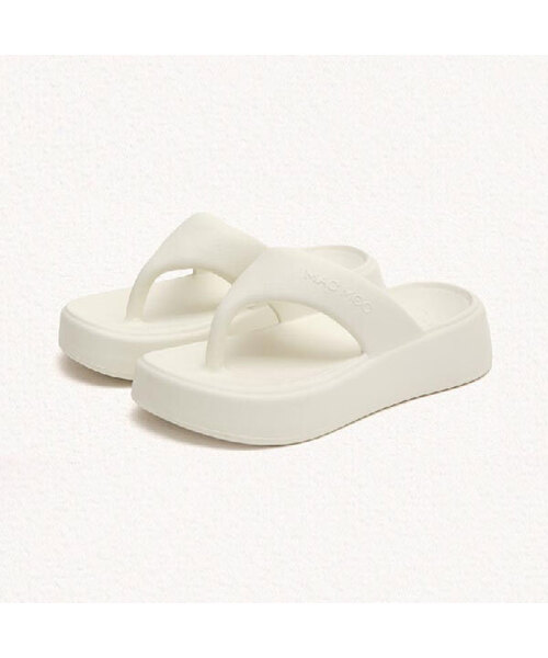 MAC MOC(マックモック)の「Kkomulock 超軽量EVAちょりサンダル_4color 5cm(サンダル・レディース・ブラック/Cream/ベージュ/シルバー・36/38/40)」の3枚目の写真