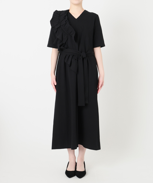 VERMEIL par iena（ヴェルメイユパーイエナ）の「Psophia ソフィア ドレス 505DRS2823（ワンピース・レディース・ブラック・MEDIUM/SMALL）」の9枚目の写真