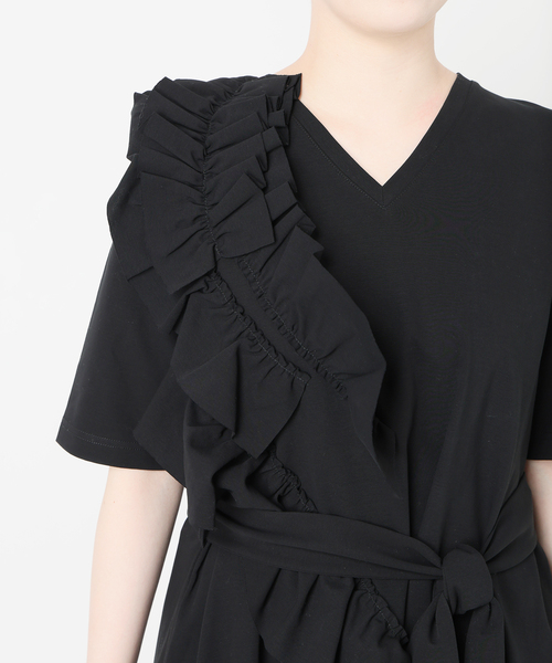 VERMEIL par iena（ヴェルメイユパーイエナ）の「Psophia ソフィア ドレス 505DRS2823（ワンピース・レディース・ブラック・MEDIUM/SMALL）」の18枚目の写真