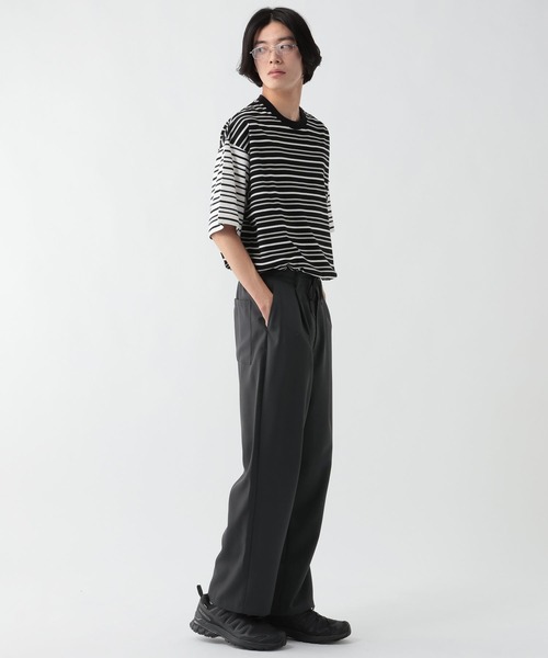 GEORGE'S（ジョージズ）の「リネンライクイージースラックス（その他パンツ・メンズ・ベージュ/スミクロ・MEDIUM/LARGE）」の6枚目の写真