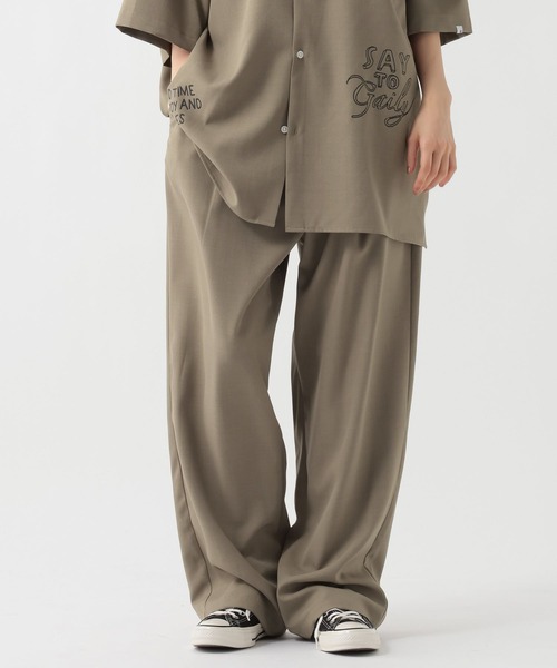 GEORGE'S（ジョージズ）の「リネンライクイージースラックス（その他パンツ・メンズ・ベージュ/スミクロ・MEDIUM/LARGE）」の21枚目の写真