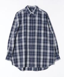 BURLAPOUTFITTER - L/S SEERSUCKER PLAID B.B. SHIRT