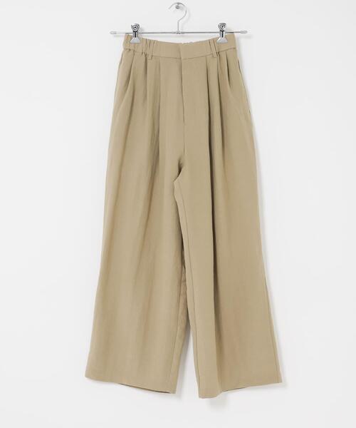 ITEMS URBANRESEARCH(アイテムズ アーバンリサーチ)の「タックギャザーパンツ(その他パンツ・レディース・ベージュ/ボルドー/ブラック・FREE/TALL)」の8枚目の写真