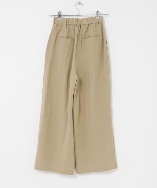 ITEMS URBANRESEARCH(アイテムズ アーバンリサーチ)の「タックギャザーパンツ(その他パンツ・レディース・ベージュ/ボルドー/ブラック・FREE/TALL)」の10枚目の写真