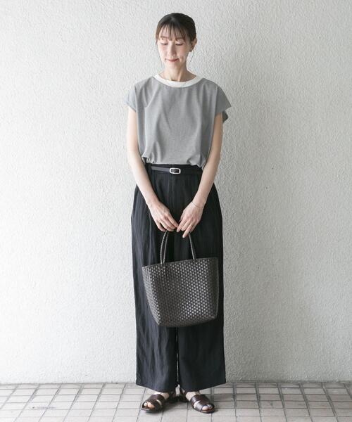 ITEMS URBANRESEARCH(アイテムズ アーバンリサーチ)の「タックギャザーパンツ(その他パンツ・レディース・ベージュ/ボルドー/ブラック・FREE/TALL)」の13枚目の写真