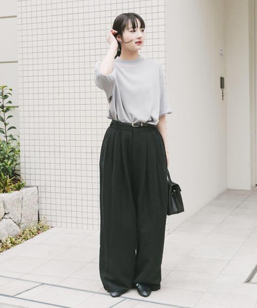 ITEMS URBANRESEARCH(アイテムズ アーバンリサーチ)の「タックギャザーパンツ(その他パンツ・レディース・ベージュ/ボルドー/ブラック・FREE/TALL)」の17枚目の写真
