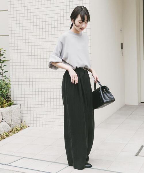 ITEMS URBANRESEARCH(アイテムズ アーバンリサーチ)の「タックギャザーパンツ(その他パンツ・レディース・ベージュ/ボルドー/ブラック・FREE/TALL)」の18枚目の写真