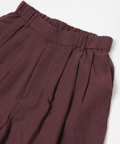 ITEMS URBANRESEARCH(アイテムズ アーバンリサーチ)の「タックギャザーパンツ(その他パンツ・レディース・ベージュ/ボルドー/ブラック・FREE/TALL)」の10枚目の写真