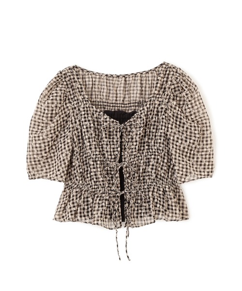 JILL by JILL STUART（ジルバイジルスチュアート）の「シャーリングボレロアンサンブル（シャツ/ブラウス・レディース・ブルー系その他/ベージュ系その他/ホワイト系その他・FREE）」の22枚目の写真