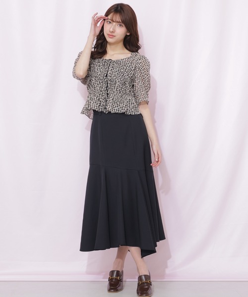 JILL by JILL STUART（ジルバイジルスチュアート）の「シャーリングボレロアンサンブル（シャツ/ブラウス・レディース・ブルー系その他/ベージュ系その他/ホワイト系その他・FREE）」の15枚目の写真