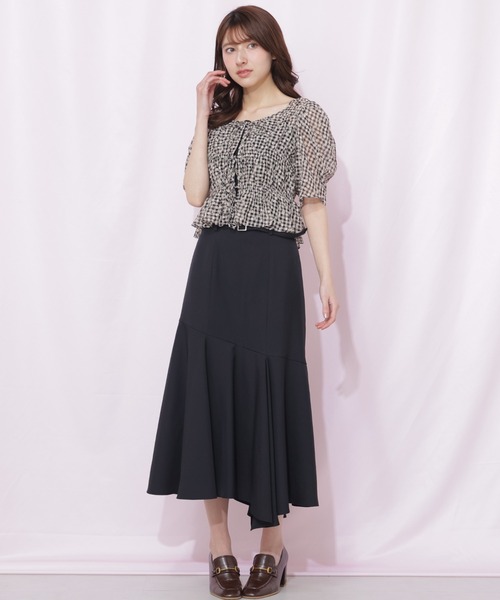 JILL by JILL STUART（ジルバイジルスチュアート）の「シャーリングボレロアンサンブル（シャツ/ブラウス・レディース・ブルー系その他/ベージュ系その他/ホワイト系その他・FREE）」の16枚目の写真