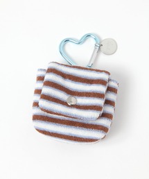 tiny tiny（ティニーティニー）の「パイルボーダーポーチチャーム[tiny tiny(ティニーティニー)]（チャーム）」