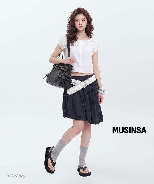 YEOMIMの「medium town belt bag (nylon black)(ショルダーバッグ・レディース・その他・FREE)」の6枚目の写真