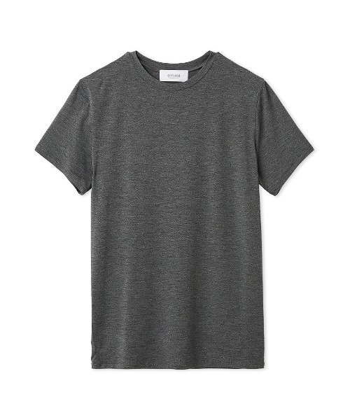 emmi(エミ)の「バンブーショートスリーブカットソー(Tシャツ/カットソー・レディース・ダークグレー/ピンク/ホワイト・F)」の11枚目の写真