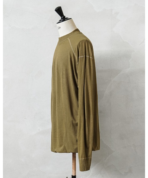 MILITARY(ミリタリー)の「実物 新品 デッドストック 米軍 リメイク USMC FROG モックネック L/S 裾ドローコード リメイク(Tシャツ/カットソー・メンズ・ブラウン系その他・FREE)」の3枚目の写真
