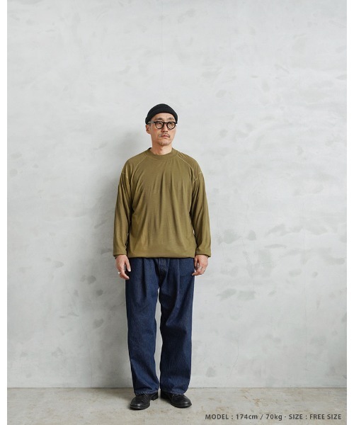 MILITARY(ミリタリー)の「実物 新品 デッドストック 米軍 リメイク USMC FROG モックネック L/S 裾ドローコード リメイク(Tシャツ/カットソー・メンズ・ブラウン系その他・FREE)」の4枚目の写真